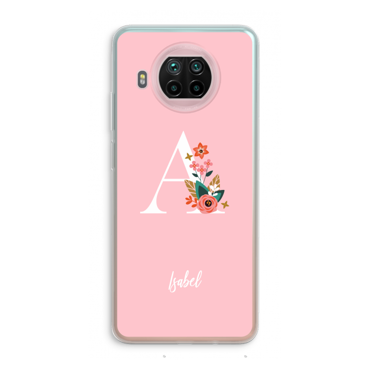 Pink Bouquet: Xiaomi Mi 10T Lite 5G Transparant Hoesje