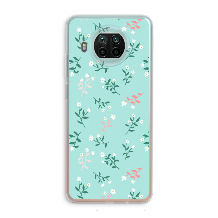 Small white flowers: Xiaomi Mi 10T Lite 5G Transparant Hoesje