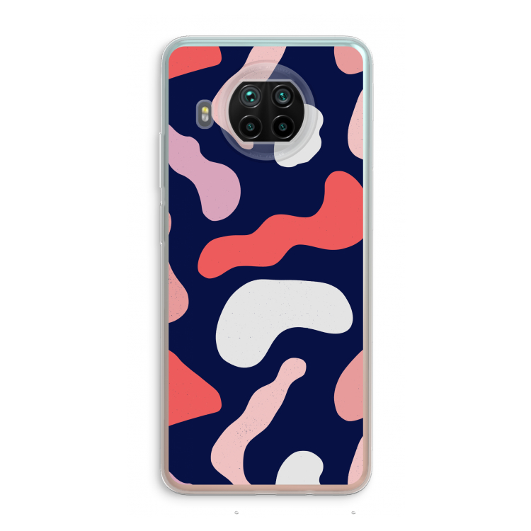Memphis Shapes Pink: Xiaomi Mi 10T Lite 5G Transparant Hoesje
