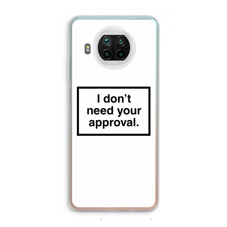 Don't need approval: Xiaomi Mi 10T Lite 5G Transparant Hoesje