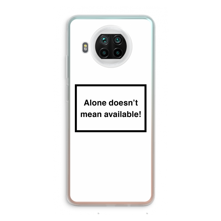 Alone: Xiaomi Mi 10T Lite 5G Transparant Hoesje