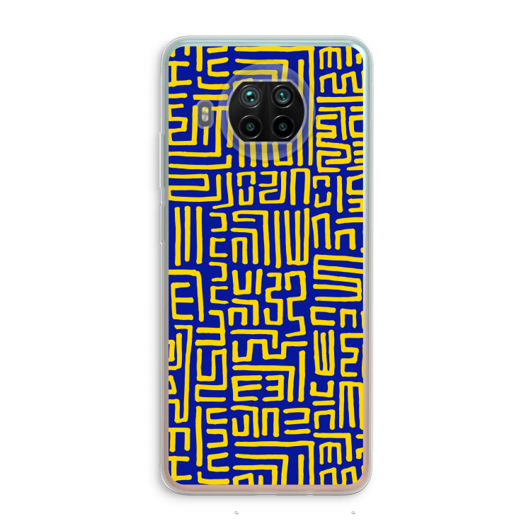 Majorelle Blue Print: Xiaomi Mi 10T Lite 5G Transparant Hoesje