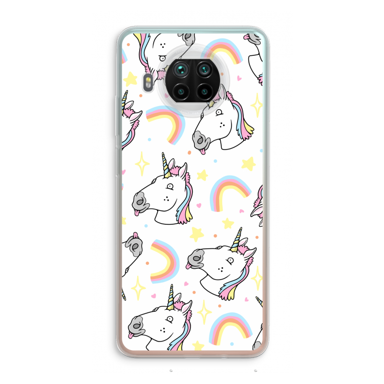 Rainbow Unicorn: Xiaomi Mi 10T Lite 5G Transparant Hoesje