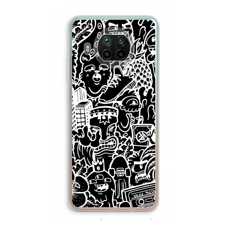 Vexx Black Mixtape: Xiaomi Mi 10T Lite 5G Transparant Hoesje