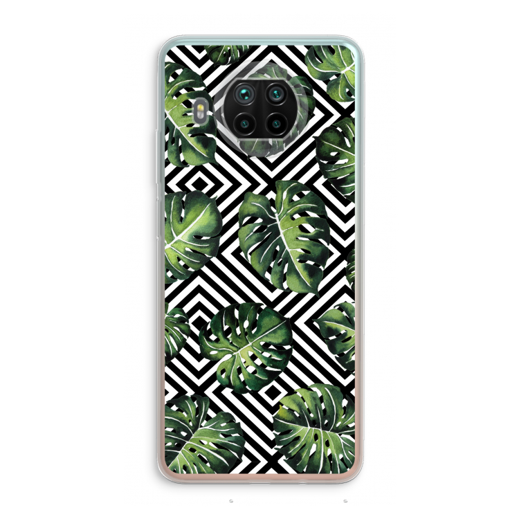 Geometrische jungle: Xiaomi Mi 10T Lite 5G Transparant Hoesje