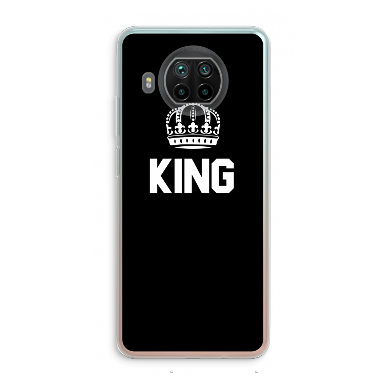 King zwart: Xiaomi Mi 10T Lite 5G Transparant Hoesje