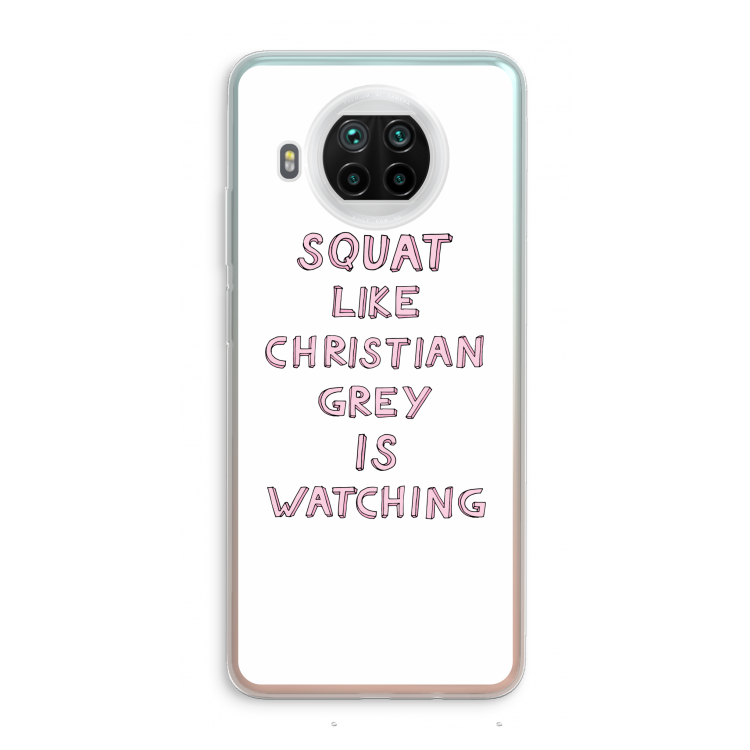 Christian Grey: Xiaomi Mi 10T Lite 5G Transparant Hoesje