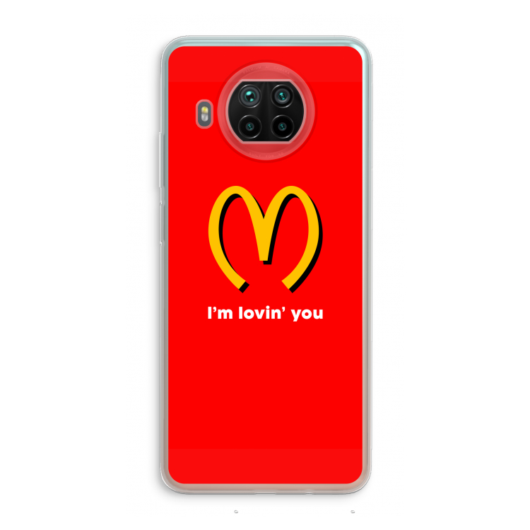I'm lovin' you: Xiaomi Mi 10T Lite 5G Transparant Hoesje