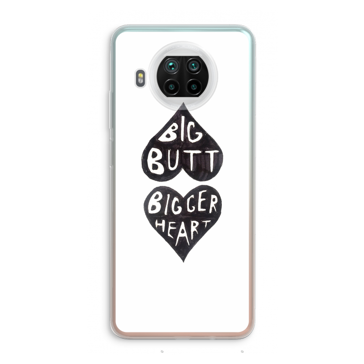 Big butt bigger heart: Xiaomi Mi 10T Lite 5G Transparant Hoesje