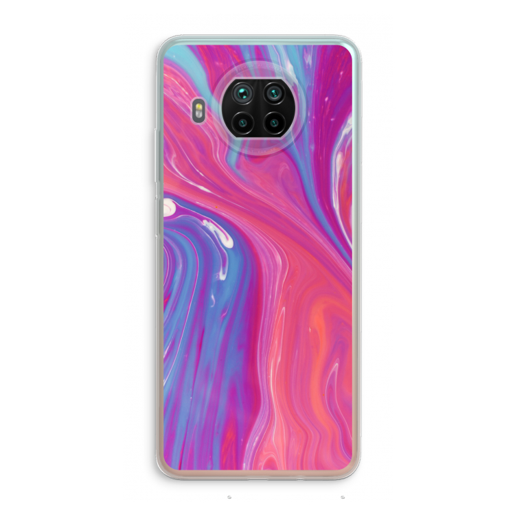 Paarse stroom: Xiaomi Mi 10T Lite 5G Transparant Hoesje
