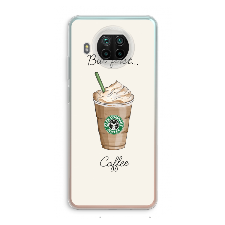 But first coffee: Xiaomi Mi 10T Lite 5G Transparant Hoesje