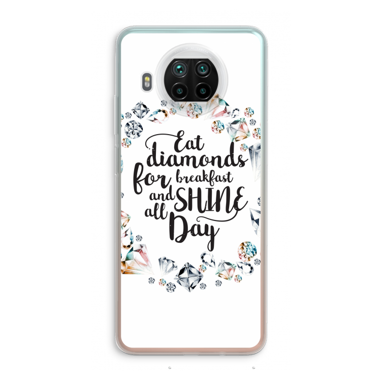 Diamonds: Xiaomi Mi 10T Lite 5G Transparant Hoesje