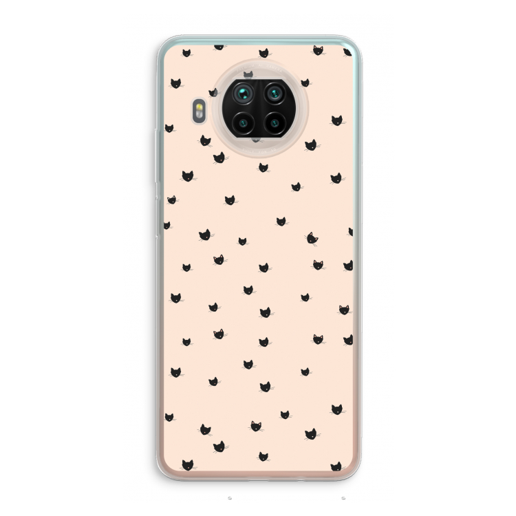 Kleine kattenkopjes: Xiaomi Mi 10T Lite 5G Transparant Hoesje