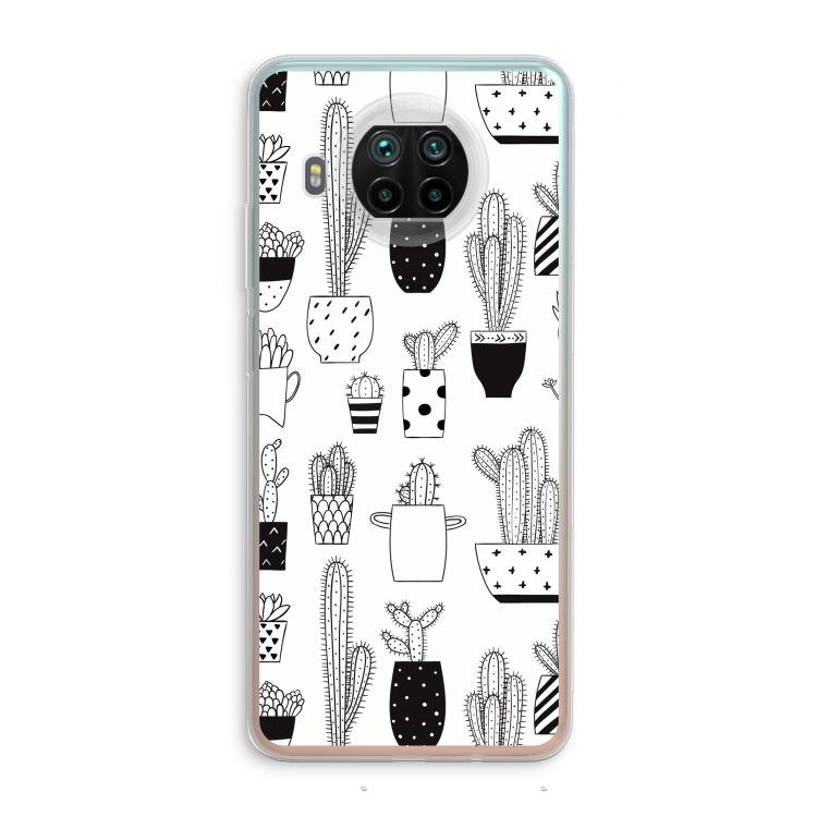 Cactusmotief: Xiaomi Mi 10T Lite 5G Transparant Hoesje