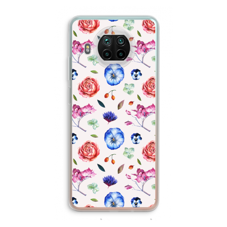 Bloemetjes: Xiaomi Mi 10T Lite 5G Transparant Hoesje