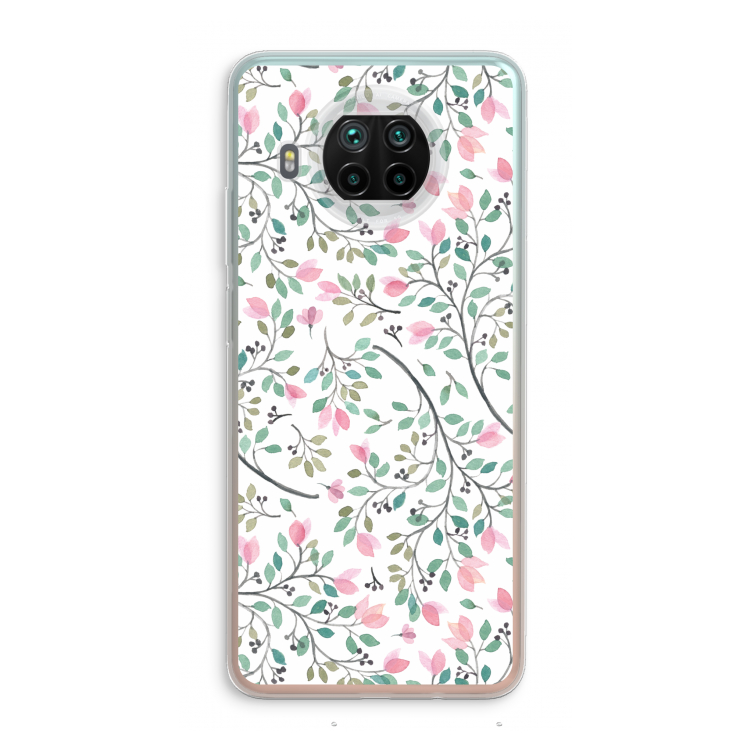Sierlijke bloemen: Xiaomi Mi 10T Lite 5G Transparant Hoesje
