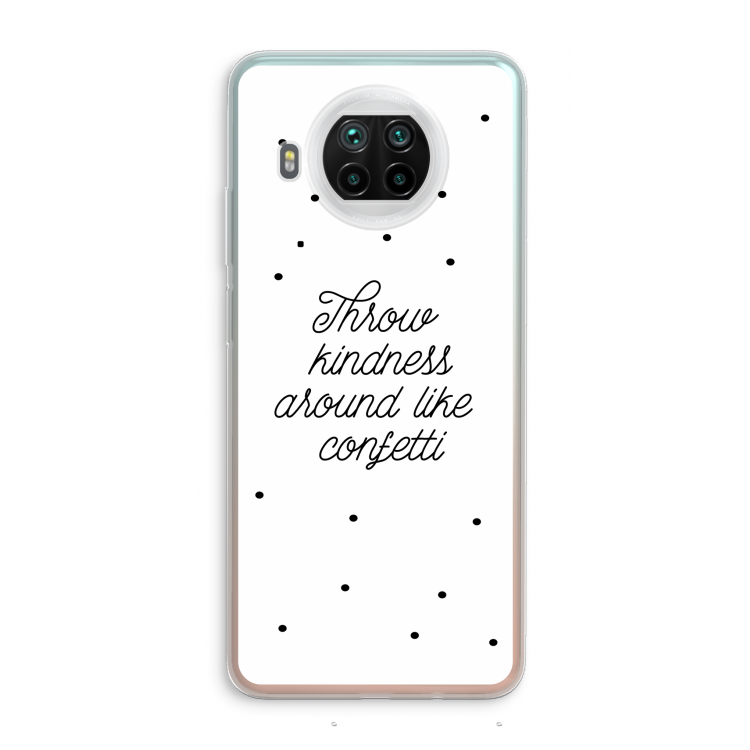 Confetti: Xiaomi Mi 10T Lite 5G Transparant Hoesje