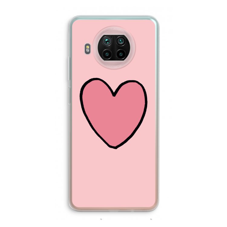 Hartje: Xiaomi Mi 10T Lite 5G Transparant Hoesje