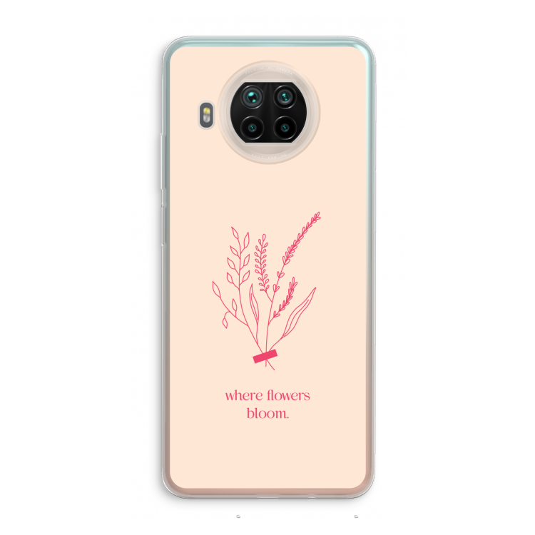 Where flowers bloom: Xiaomi Mi 10T Lite 5G Transparant Hoesje