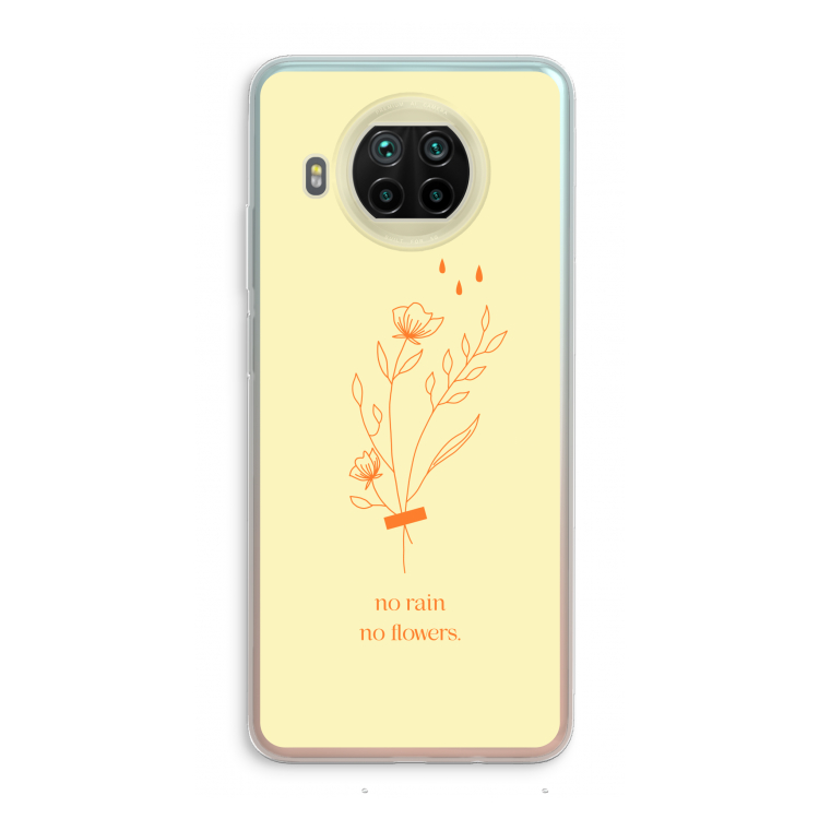 No rain no flowers: Xiaomi Mi 10T Lite 5G Transparant Hoesje