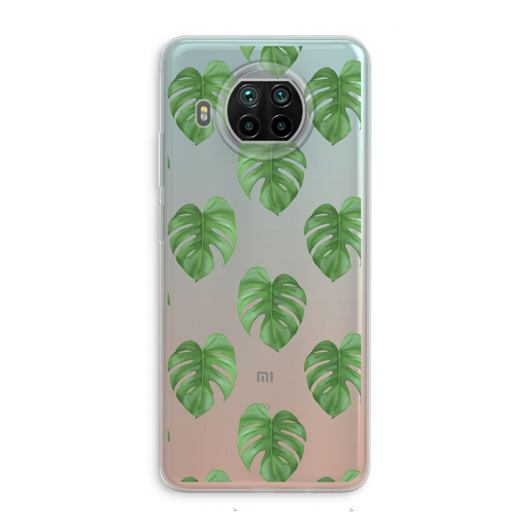 Monstera leaves: Xiaomi Mi 10T Lite 5G Transparant Hoesje
