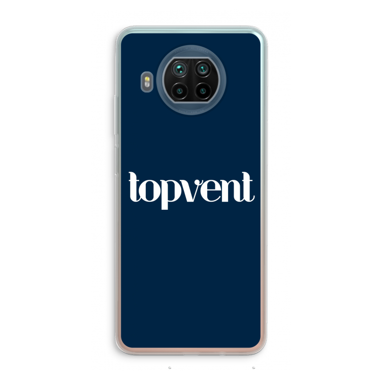 Topvent Navy: Xiaomi Mi 10T Lite 5G Transparant Hoesje