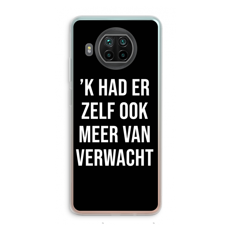 Meer verwacht - Zwart: Xiaomi Mi 10T Lite 5G Transparant Hoesje