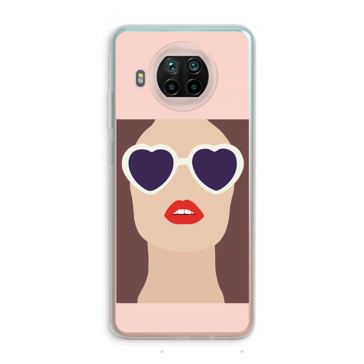 Red lips: Xiaomi Mi 10T Lite 5G Transparant Hoesje
