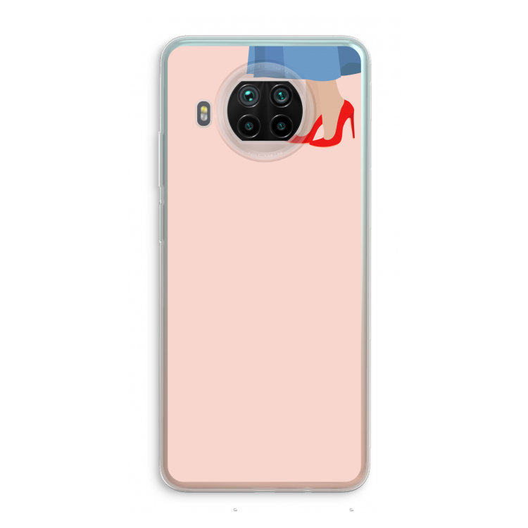 High heels: Xiaomi Mi 10T Lite 5G Transparant Hoesje