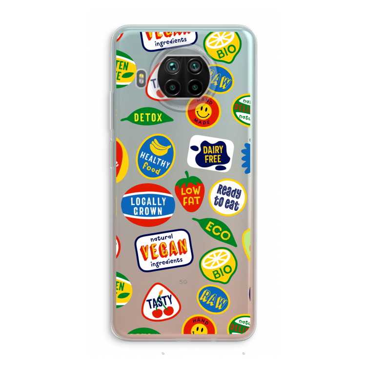 Fruitsticker: Xiaomi Mi 10T Lite 5G Transparant Hoesje