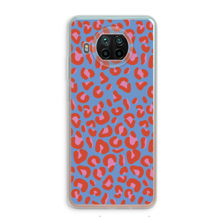 Leopard blue: Xiaomi Mi 10T Lite 5G Transparant Hoesje