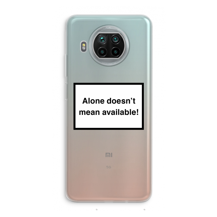 Alone: Xiaomi Mi 10T Lite 5G Transparant Hoesje
