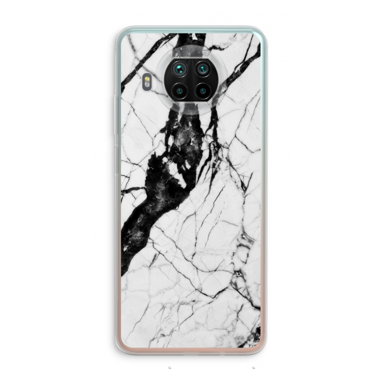 Witte marmer 2: Xiaomi Mi 10T Lite 5G Transparant Hoesje