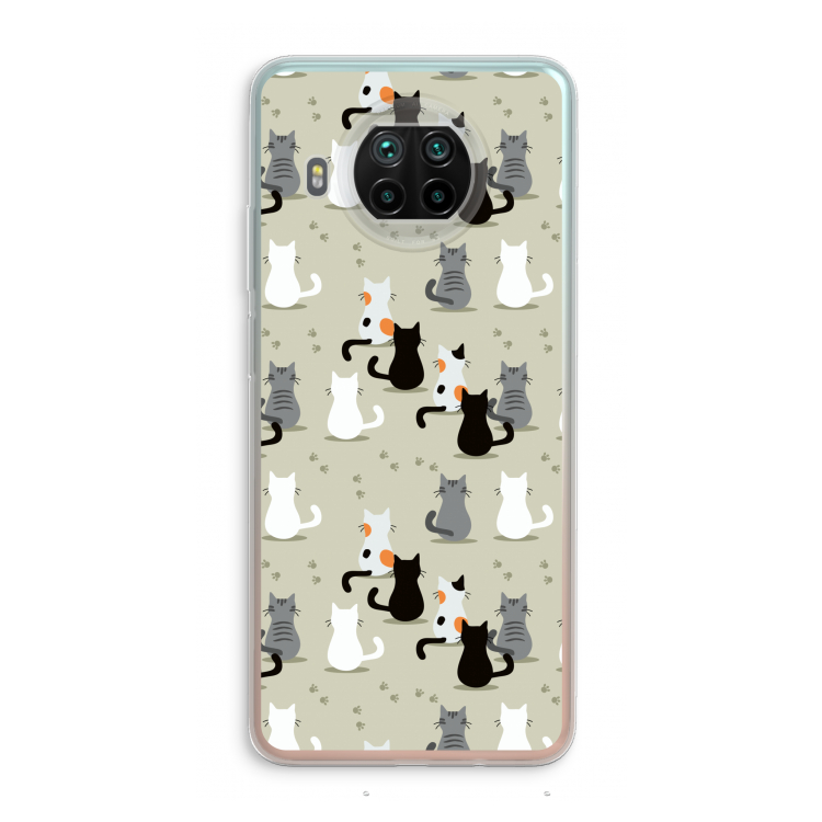 Katten: Xiaomi Mi 10T Lite 5G Transparant Hoesje