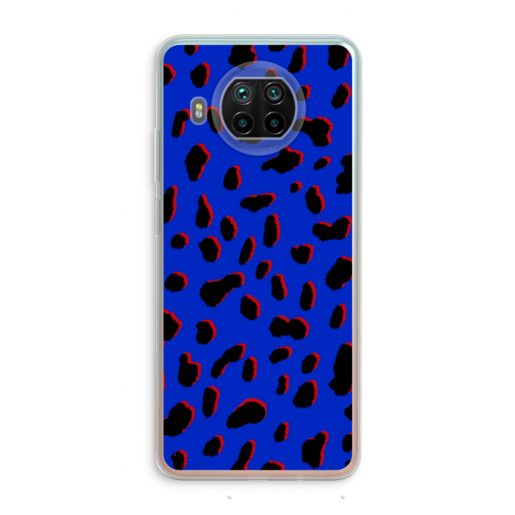 Blue Leopard: Xiaomi Mi 10T Lite 5G Transparant Hoesje