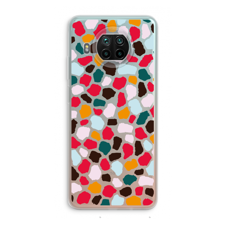 Colored Giraffe: Xiaomi Mi 10T Lite 5G Transparant Hoesje