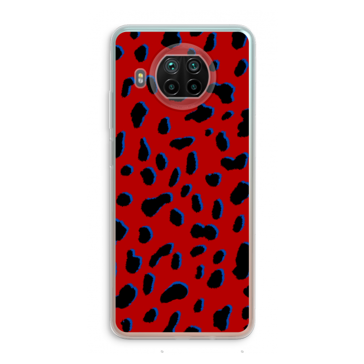 Red Leopard: Xiaomi Mi 10T Lite 5G Transparant Hoesje