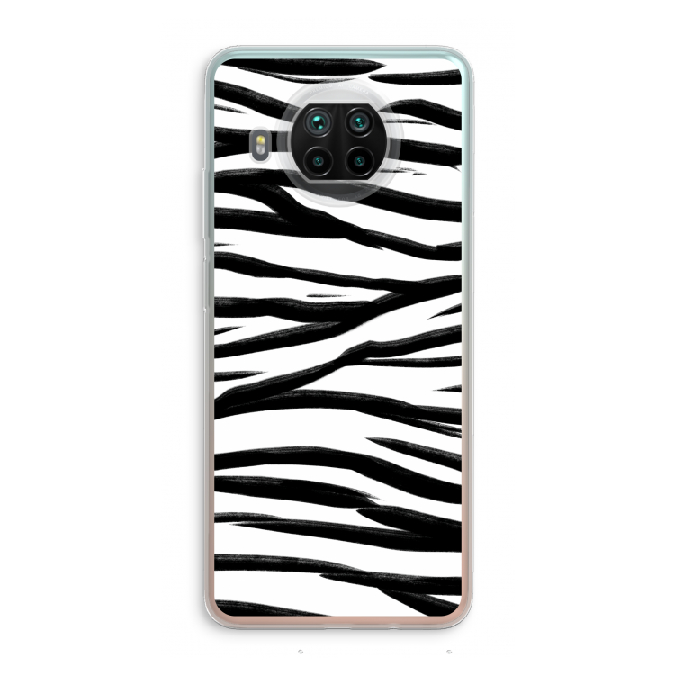 Zebra pattern: Xiaomi Mi 10T Lite 5G Transparant Hoesje
