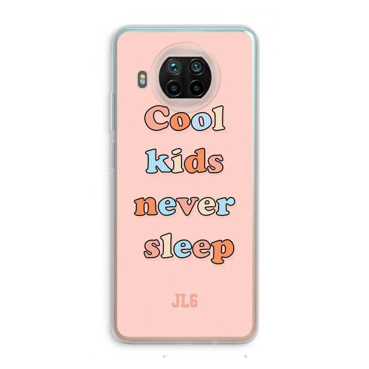 Cool Kids Never Sleep: Xiaomi Mi 10T Lite 5G Transparant Hoesje