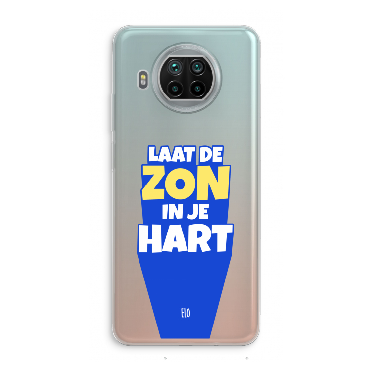 Laat de zon in je hart: Xiaomi Mi 10T Lite 5G Transparant Hoesje