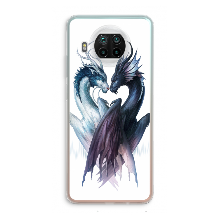 Yin Yang Dragons: Xiaomi Mi 10T Lite 5G Transparant Hoesje