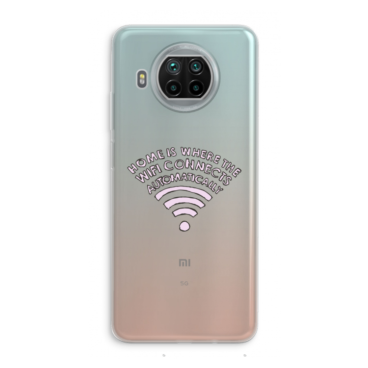 Home Is Where The Wifi Is: Xiaomi Mi 10T Lite 5G Transparant Hoesje