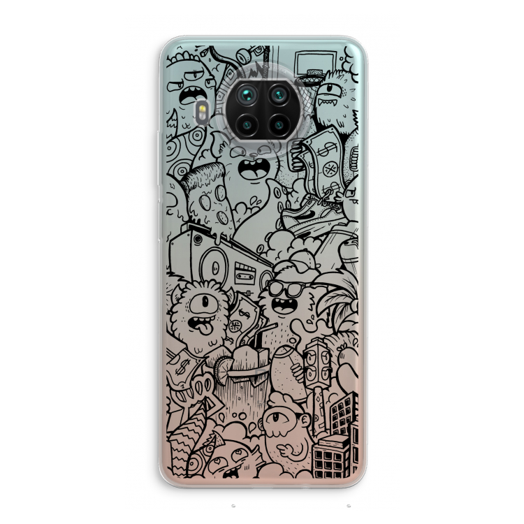 Vexx Black City : Xiaomi Mi 10T Lite 5G Transparant Hoesje