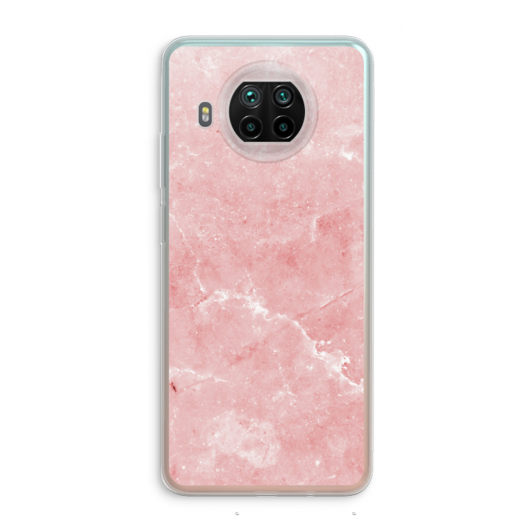 Roze marmer: Xiaomi Mi 10T Lite 5G Transparant Hoesje