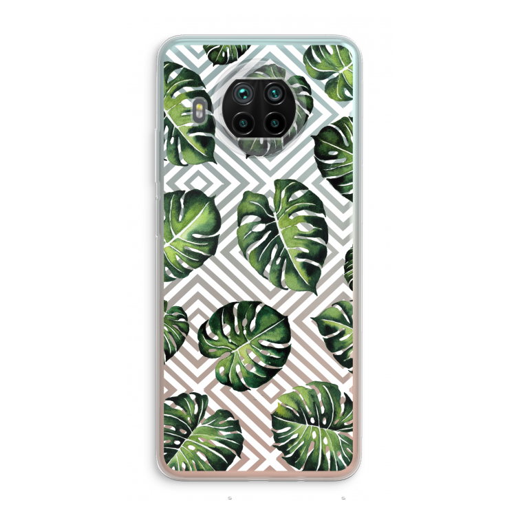 Geometrische jungle: Xiaomi Mi 10T Lite 5G Transparant Hoesje