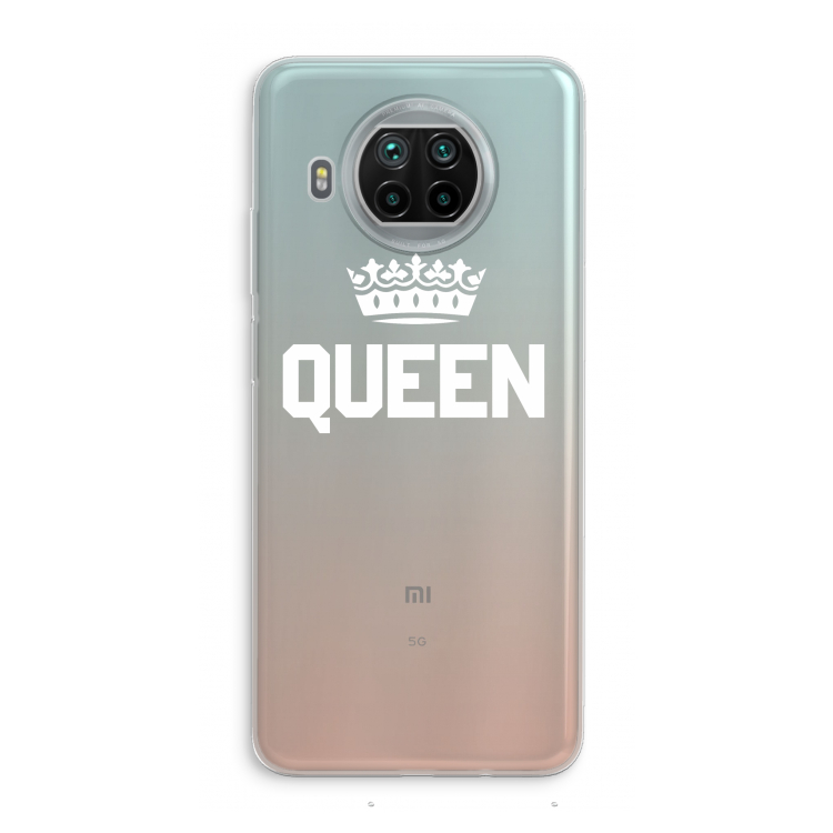 Queen zwart: Xiaomi Mi 10T Lite 5G Transparant Hoesje