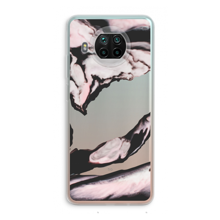 Roze stroom: Xiaomi Mi 10T Lite 5G Transparant Hoesje