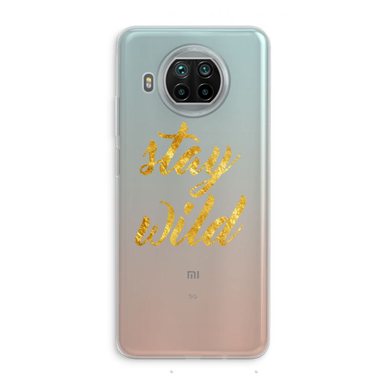 Stay wild: Xiaomi Mi 10T Lite 5G Transparant Hoesje