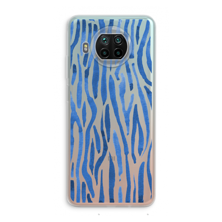 Blauwe nerven: Xiaomi Mi 10T Lite 5G Transparant Hoesje
