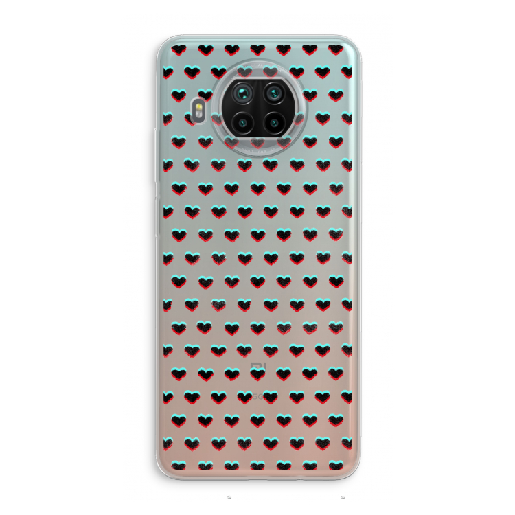 Hartjes: Xiaomi Mi 10T Lite 5G Transparant Hoesje